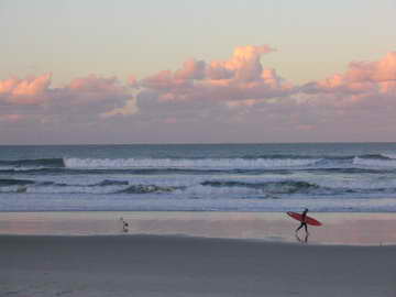 Cabarita Beach at sunset.  Buy this image
