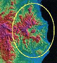 Satellite image of area