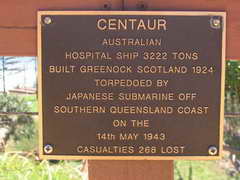 Walk of Remembrance Centaur plaque