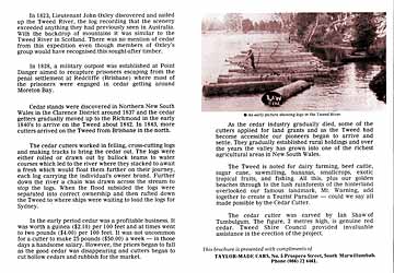 The Cedar Cutter original brochure